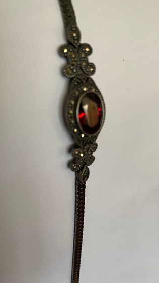 สร้อยคอโกเมนแท้เงินแท้ รูปที่ 3