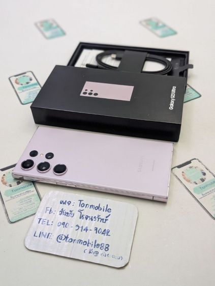ขาย เทิร์น Samsung Galaxy S23 Ultra Lavender 512 Gb ศูนย์ไทย สภาพสวย อุปกรณ์ครบยกกล่อง ถูกๆ เพียง 14,590 บาท ครับ