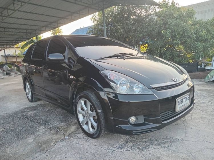 Toyota Wish 2004 2.0 Q Sedan เบนซิน ไม่ติดแก๊ส เกียร์อัตโนมัติ ดำ รูปที่ 2