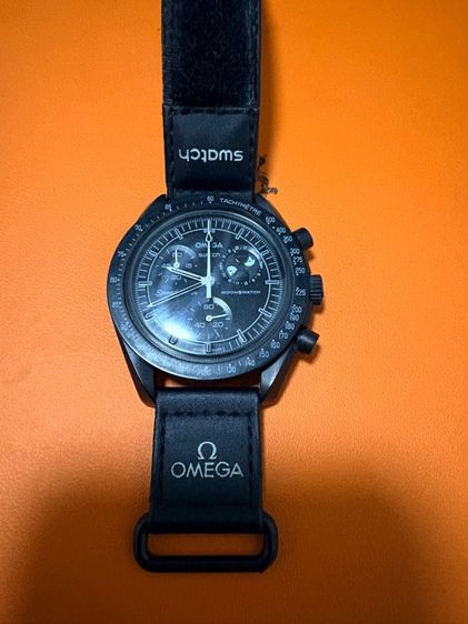 ดำ omega x swatch