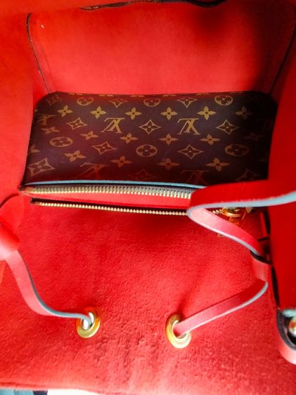  Louis Vuitton NeoNoé MM มือสองสีแดง มือ 2 รูปที่ 5