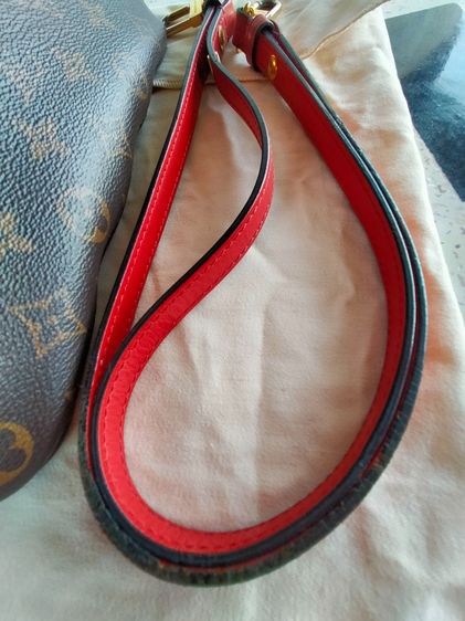 Louis Vuitton NeoNoé MM มือสองสีแดง มือ 2 รูปที่ 7
