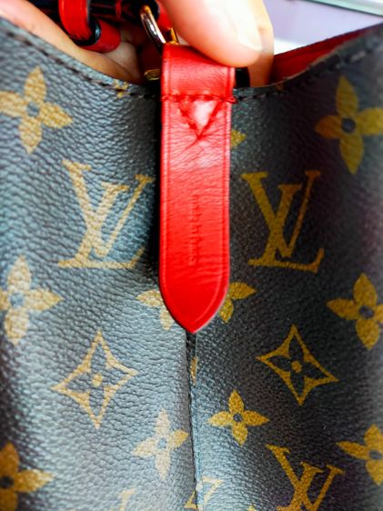  Louis Vuitton NeoNoé MM มือสองสีแดง มือ 2 รูปที่ 11