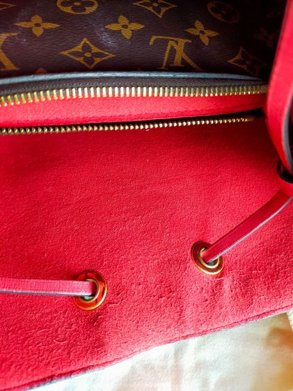  Louis Vuitton NeoNoé MM มือสองสีแดง มือ 2 รูปที่ 13