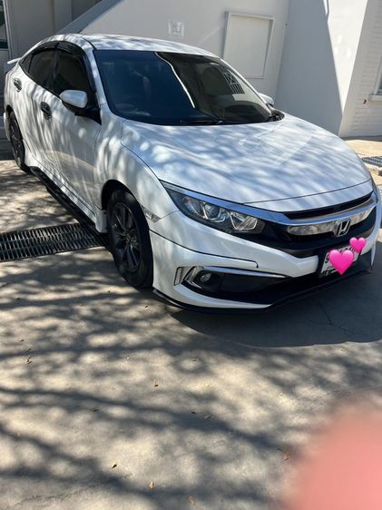 Honda Civic 2020 1.8 EL i-VTEC Sedan เบนซิน เกียร์อัตโนมัติ ขาว รูปที่ 3