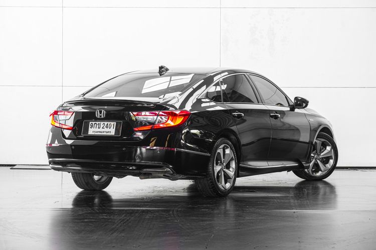Honda Accord 2019 2.0 Hybrid Tech Sedan ไฮบริด ไม่ติดแก๊ส เกียร์อัตโนมัติ ดำ รูปที่ 4