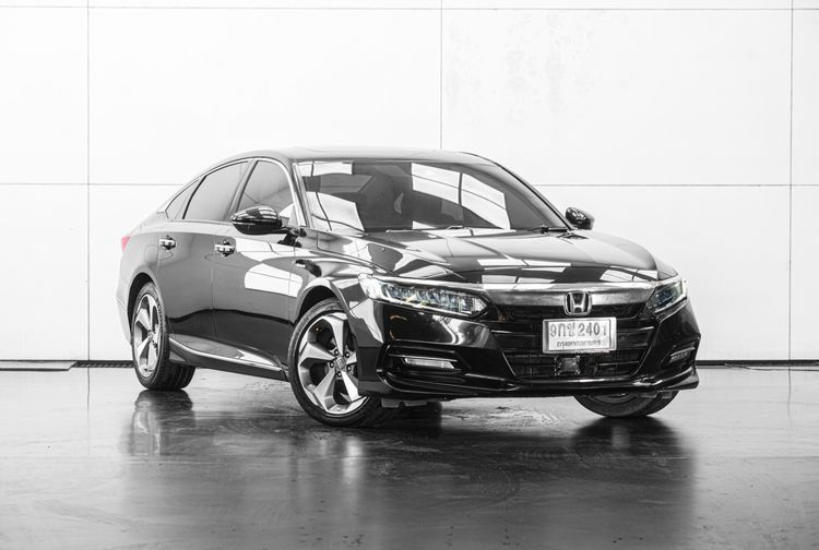 รถ Honda Accord 2.0 Hybrid Tech สี ดำ