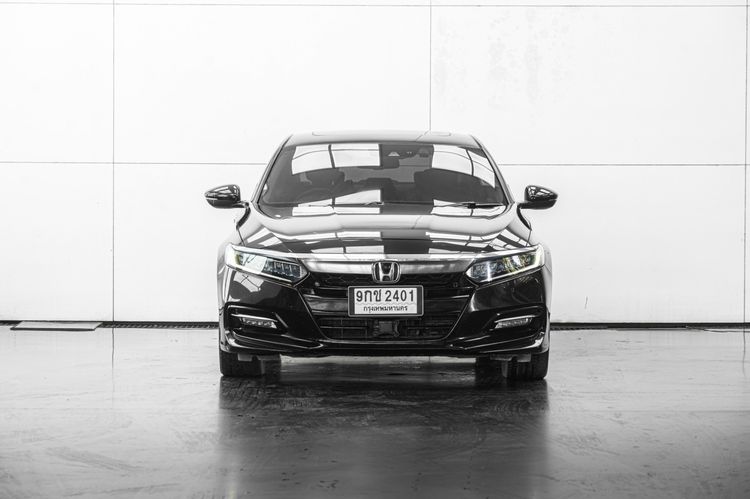 Honda Accord 2019 2.0 Hybrid Tech Sedan ไฮบริด ไม่ติดแก๊ส เกียร์อัตโนมัติ ดำ รูปที่ 3
