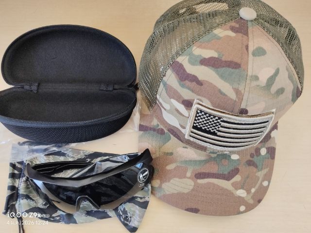 หมวกแก๊ป และ แว่นตา