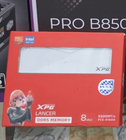 ที่เก็บข้อมูลและเมมโมรี่การ์ด RAM DDR5 16 GB (8×2 ) Bus5200 XPG