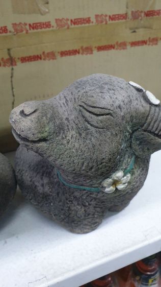 🐃 หลุดจอง ชุดครอบครัวควายมงคล 3 ตัว พ่อแม่ลูก สภาพดี พร้อมแต่งสวน รูปที่ 2