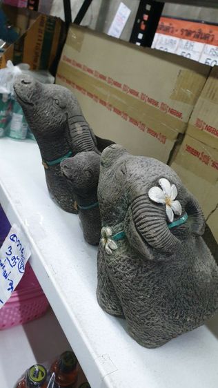 🐃 หลุดจอง ชุดครอบครัวควายมงคล 3 ตัว พ่อแม่ลูก สภาพดี พร้อมแต่งสวน รูปที่ 3