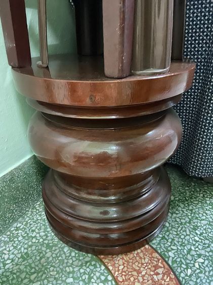 เก้าอี้ ท่อนไม้ โบราณ อายุกว่า 40ปี