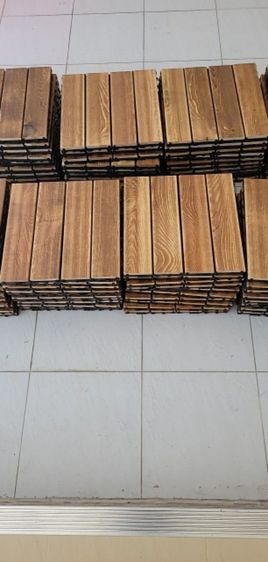 แผ่นไม้จิ๊กซอว์ปูพื้น ต่อง่ายเป็นไม้แท้ ขนาด 30×30 cm.สินค้าใหม่ไม่เคยใช้งาน100 ชิ้นมารับสินค้าเองนะคะ รูปที่ 2