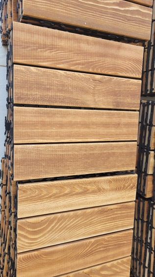 แผ่นไม้จิ๊กซอว์ปูพื้น ต่อง่ายเป็นไม้แท้ ขนาด 30×30 cm.สินค้าใหม่ไม่เคยใช้งาน100 ชิ้นมารับสินค้าเองนะคะ รูปที่ 4