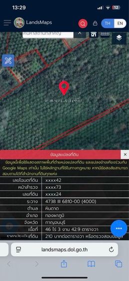 ขายที่ดิน 62 ไร่ สวนปาร์มและทุเรียน กาญจนบุรี