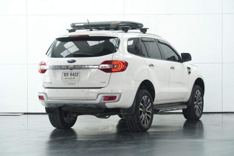 Ford Everest 2019 2.0 Titanium Plus 4WD Utility-car ดีเซล ไม่ติดแก๊ส เกียร์อัตโนมัติ ขาว รูปที่ 4