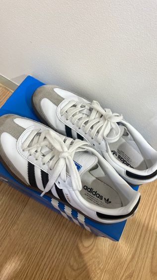 รองเท้าผ้าใบ ADIDAS SAMBA สีขาว ของแท้เช็คได้ค่ะะ รูปที่ 3