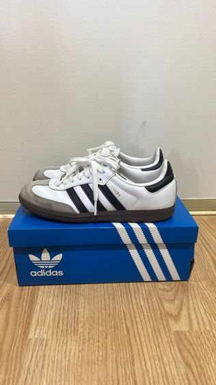 รองเท้าผ้าใบ ADIDAS SAMBA สีขาว ของแท้เช็คได้ค่ะะ รูปที่ 2