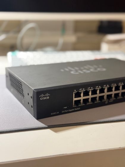 อุปกรณ์เครือข่าย Cisco SG92-24 – 24-Port Gigabit Switch