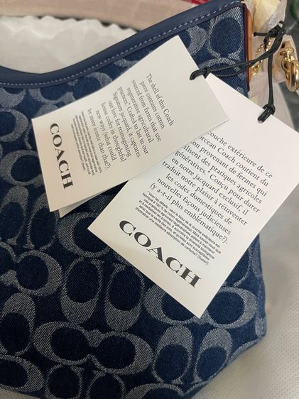 Coach Teri Hobo Denim รูปที่ 3