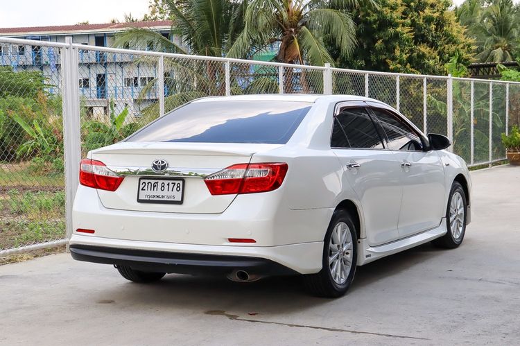 Toyota Camry 2013 2.0 G Sedan เบนซิน ไม่ติดแก๊ส เกียร์อัตโนมัติ ขาว รูปที่ 3