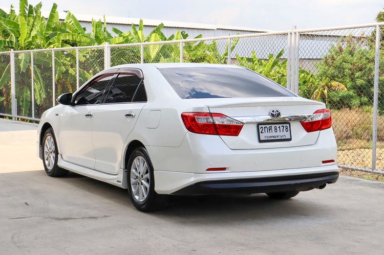 Toyota Camry 2013 2.0 G Sedan เบนซิน ไม่ติดแก๊ส เกียร์อัตโนมัติ ขาว รูปที่ 4