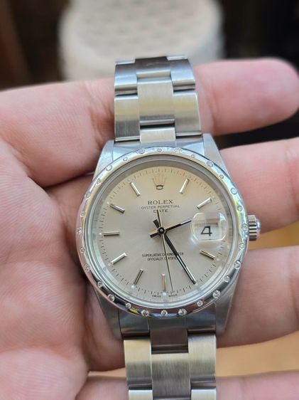 ขอบเพชร Rolex ทองคำขาว  รูปที่ 12