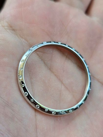 ขอบเพชร Rolex ทองคำขาว  รูปที่ 2