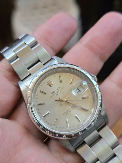 ขอบเพชร Rolex ทองคำขาว  รูปที่ 13