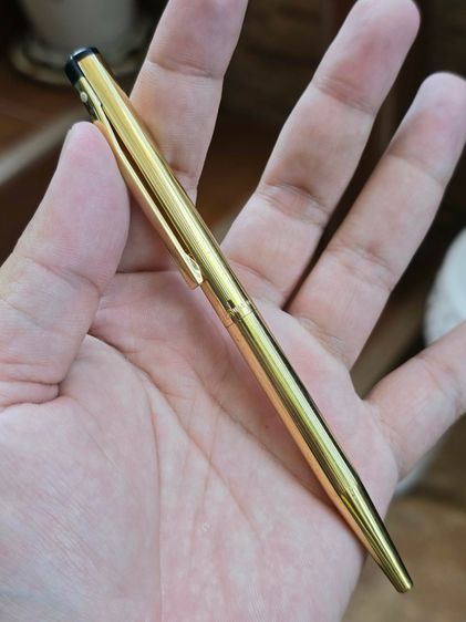 ปากกาลูกลื่น SHEAFFER USA ด้ามทอง GOLD ELECTROPLATED ระบบแบบหมุนเปิด 