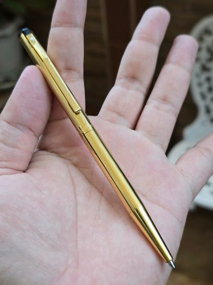 ปากกาลูกลื่น SHEAFFER USA ด้ามทอง GOLD ELECTROPLATED ระบบแบบหมุนเปิด  รูปที่ 10