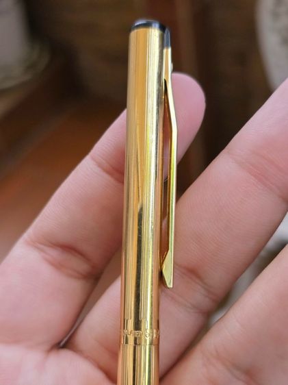 ปากกาลูกลื่น SHEAFFER USA ด้ามทอง GOLD ELECTROPLATED ระบบแบบหมุนเปิด  รูปที่ 5