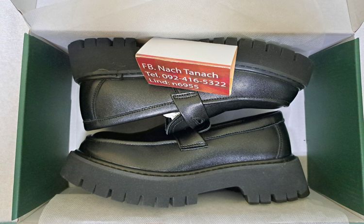 ขายรองเท้า YEON.CO LOAFER BLACK รองเท้าหนัง PU เบอร์ 38 (ใหม่) ใส่ได้ทั้ง ช-ญ รูปที่ 11