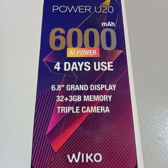 Wiko รุ่น power u20  รูปที่ 4