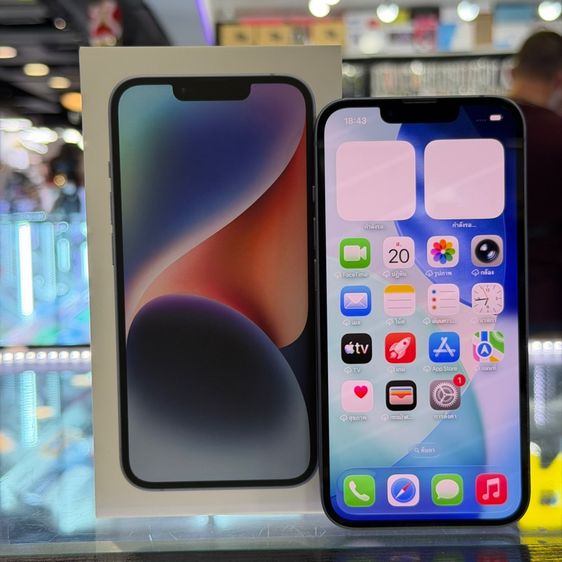 iPhone14 256GB สีฟ้า เครื่องศูนย์ สภาพสวยมาก ครบยกกล่อง🔥🔥
