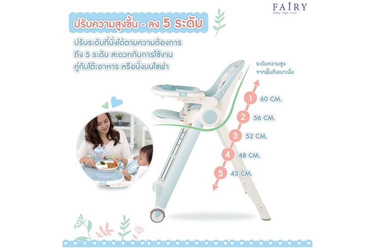 เก้าอี้ทานข้าวเด็ก (High chair) รูปที่ 7