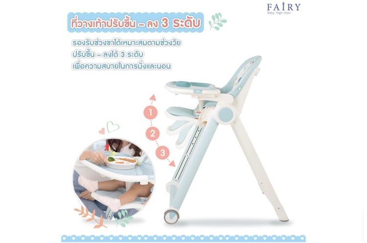 เก้าอี้ทานข้าวเด็ก (High chair) รูปที่ 9