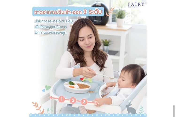 เก้าอี้ทานข้าวเด็ก (High chair) รูปที่ 10