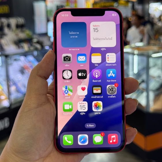 iPhone12 128GB สีแดง เครื่องศูนย์ โมเดลTH 🔥🔥