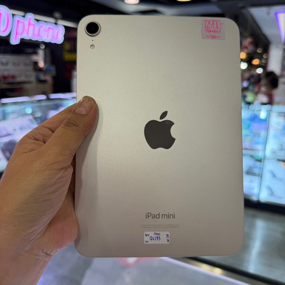 iPad mini7 128GB WiFi เครื่องศูนย์ โมเดลTH สภาพสวยมากๆ จอ8.3นิ้ว ชิป A17 Pro สุขภาพแบต100(รอบชาร์จ13) ประกันศูนย์ยาวๆ🔥🔥 รูปที่ 3