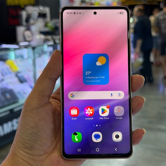 Samsung A53 5G สีส้ม เครื่องศูนย์ สภาพสวยมากๆ จอ6.5นิ้ว แรม8รอม128 กล้อง64ล้าน(4ตัว)🔥🔥