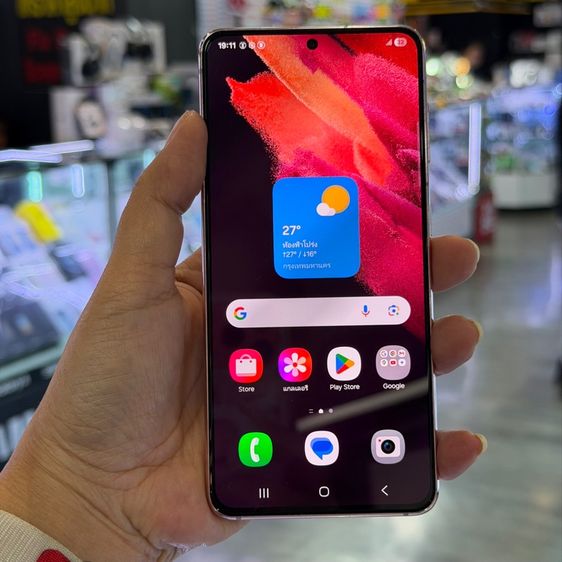 Samsung S21 5G 256GB สีชมพู เครื่องศูนย์ สภาพสวยมากๆ จอ6.2นิ้ว แรม8รอม128 กล้อง64ล้าน(3ตัว)🔥🔥
