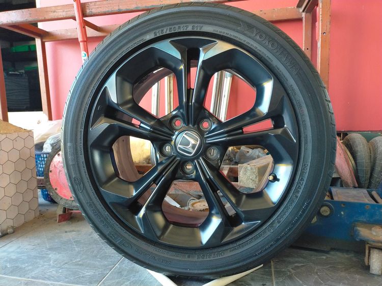 แม็กฮอนด้า ขอบ17 พร้อมยางโยโกอาม่า 215 50 17 ปี22 ใส่ civic ได้ทุกรุ่น รูปที่ 3