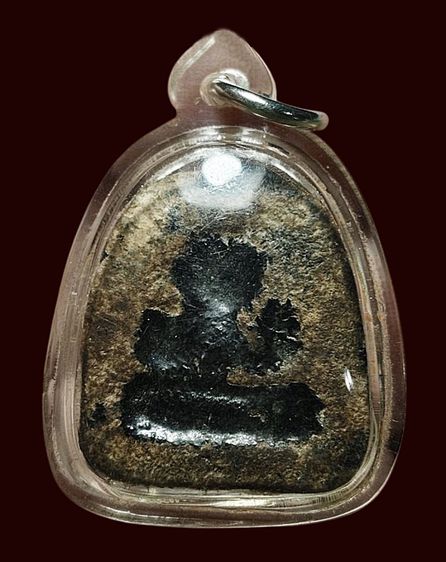 พระปิดตาเก่าเนื้อผงว่านเลี่ยมกรอบเก่า รูปที่ 2