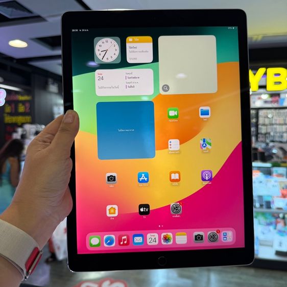 iPad Pro 12.9" Gen2 64GB ใส่ซิม(CellularและWiFi) สีดำ เครื่องศูนย์ โมเดลTH จอ12.9นิ้ว🔥🔥