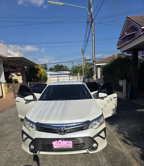 Toyota Camry 2015 2.0 G Extremo Sedan เบนซิน ไม่ติดแก๊ส เกียร์อัตโนมัติ ขาว รูปที่ 3