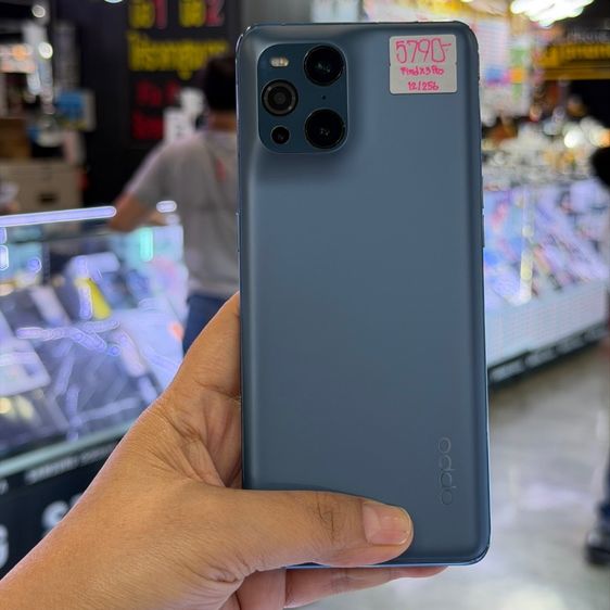 Oppo Find X3 Pro สีฟ้า เครื่องศูนย์ สภาพสวยมาก จอ6.7นิ้ว แรม12รอม256 Snap888 กล้อง50ล้าน(4ตัว)🔥🔥 รูปที่ 2