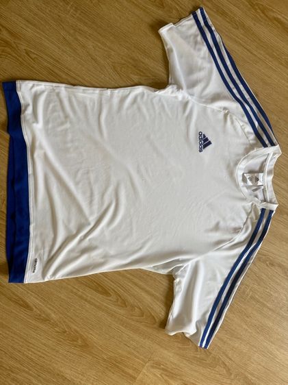 ผู้ชาย ขาว ชุดออกกำลังกาย Adidas เสื้อ ออกกำลังกาย