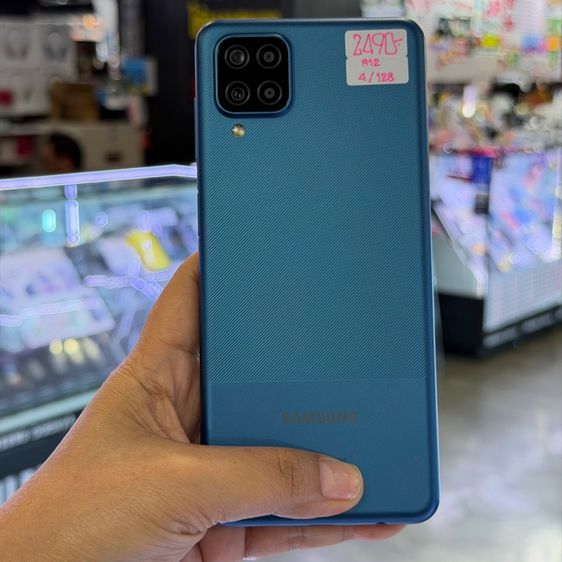 Samsung A12 สีฟ้า เครื่องศูนย์ สภาพสวยมากๆ จอ6.5นิ้ว แรม4รอม128 กล้อง48ล้าน(4ตัว)🔥🔥 รูปที่ 2